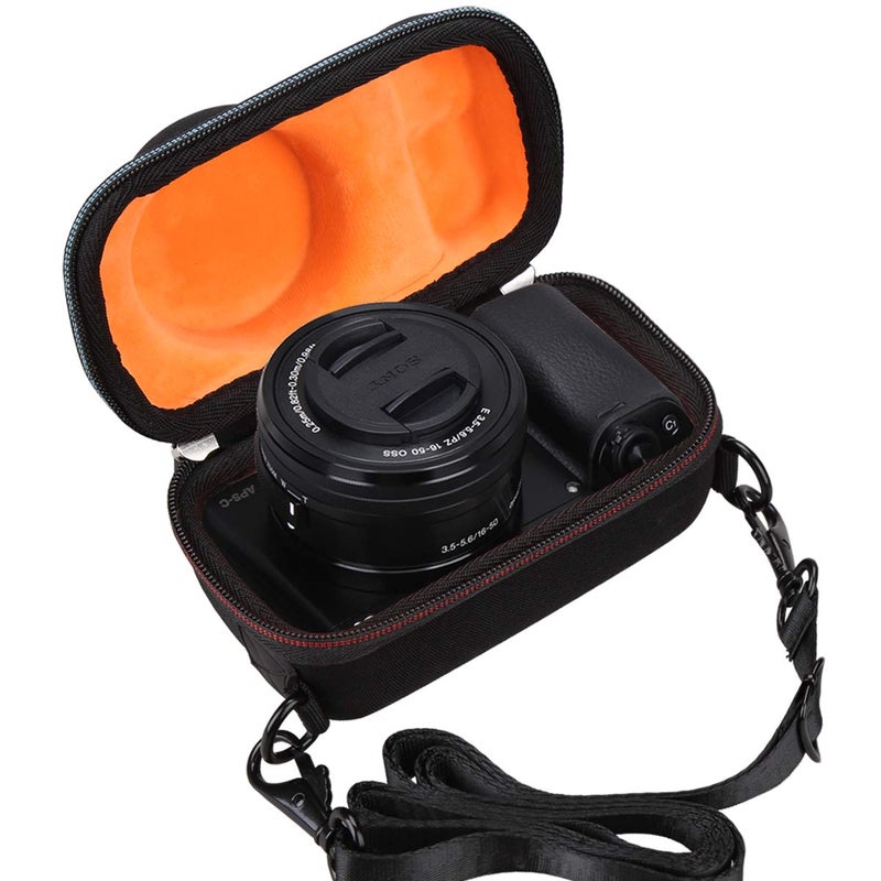 Mchoi Hard EVA Travel Case for Sony Alpha a6000/a6400/a6600/a6100/a5100 Mirrorless Digital Camera, Case Only - Image 1